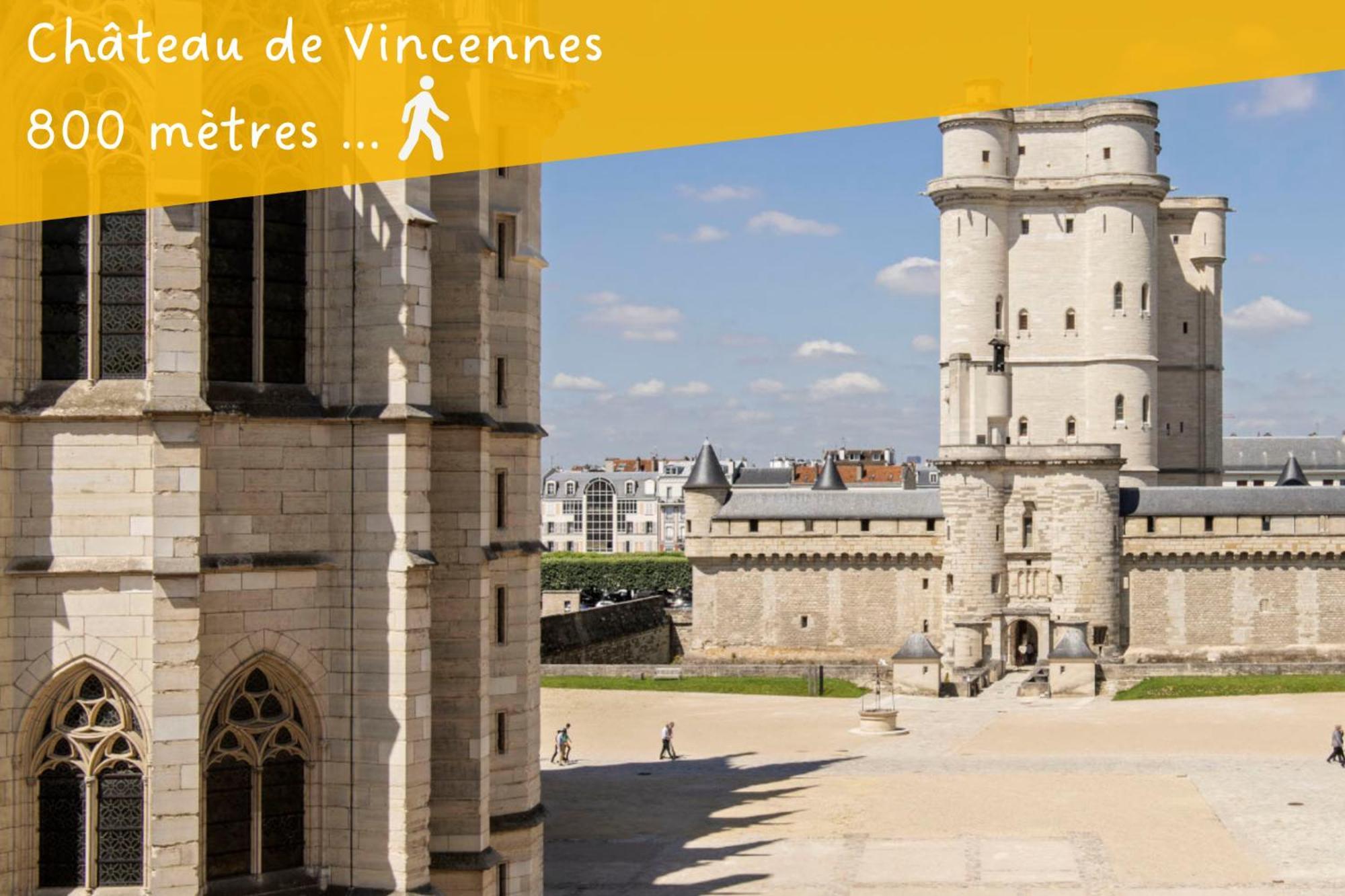 Appartement Entier Calme - Parking Free - Proche Paris Et Chateau - Wifi Hd فَنسين المظهر الخارجي الصورة